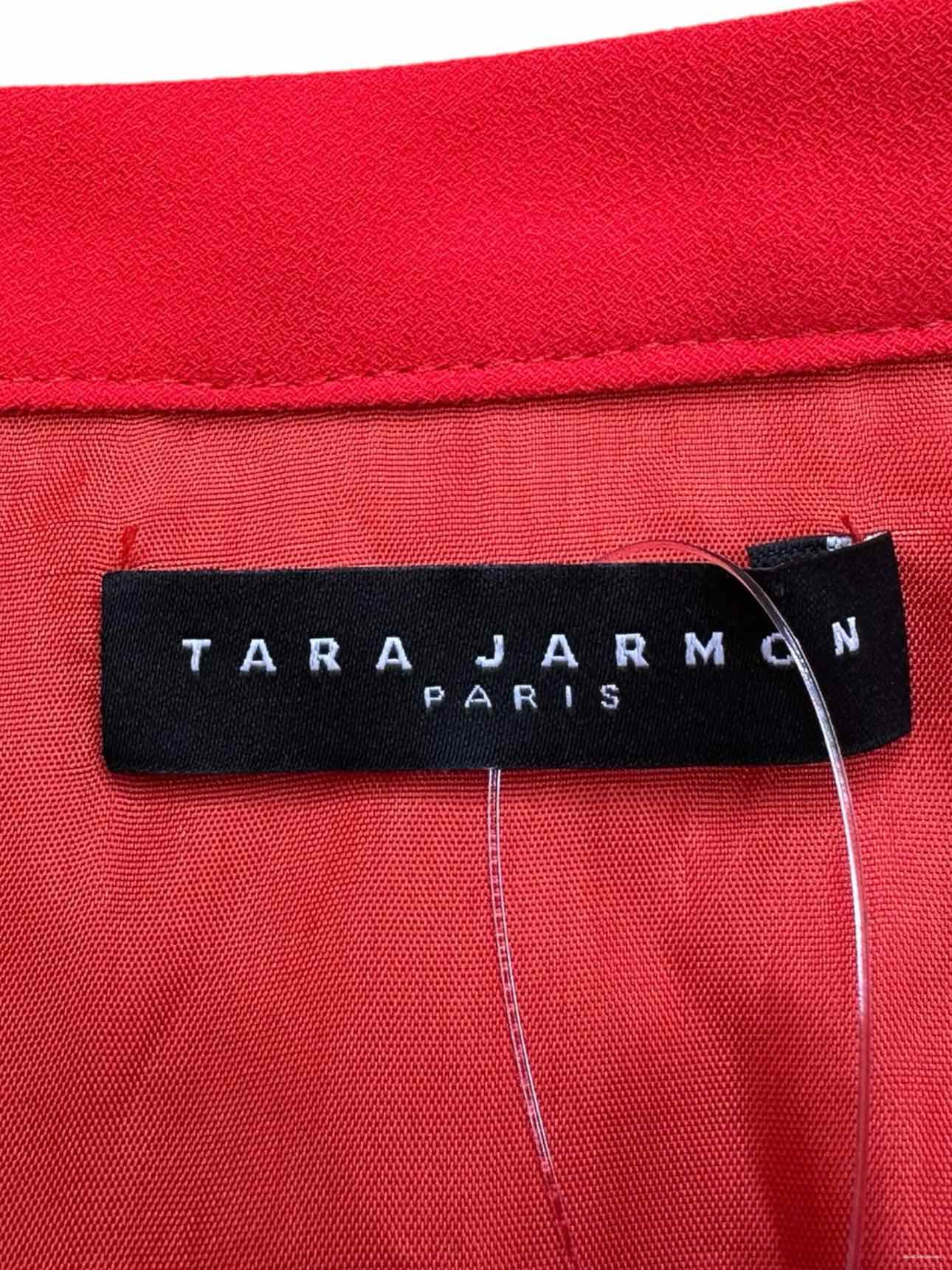 Tara Jarmon Red Halter Mini Cocktail Dress Size XS
