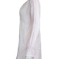 cp shade Light Pink Linen Long Sleeve Shirt Dress Size XS