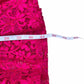 EXPRESS Magenta Lace Midi Dress Size S