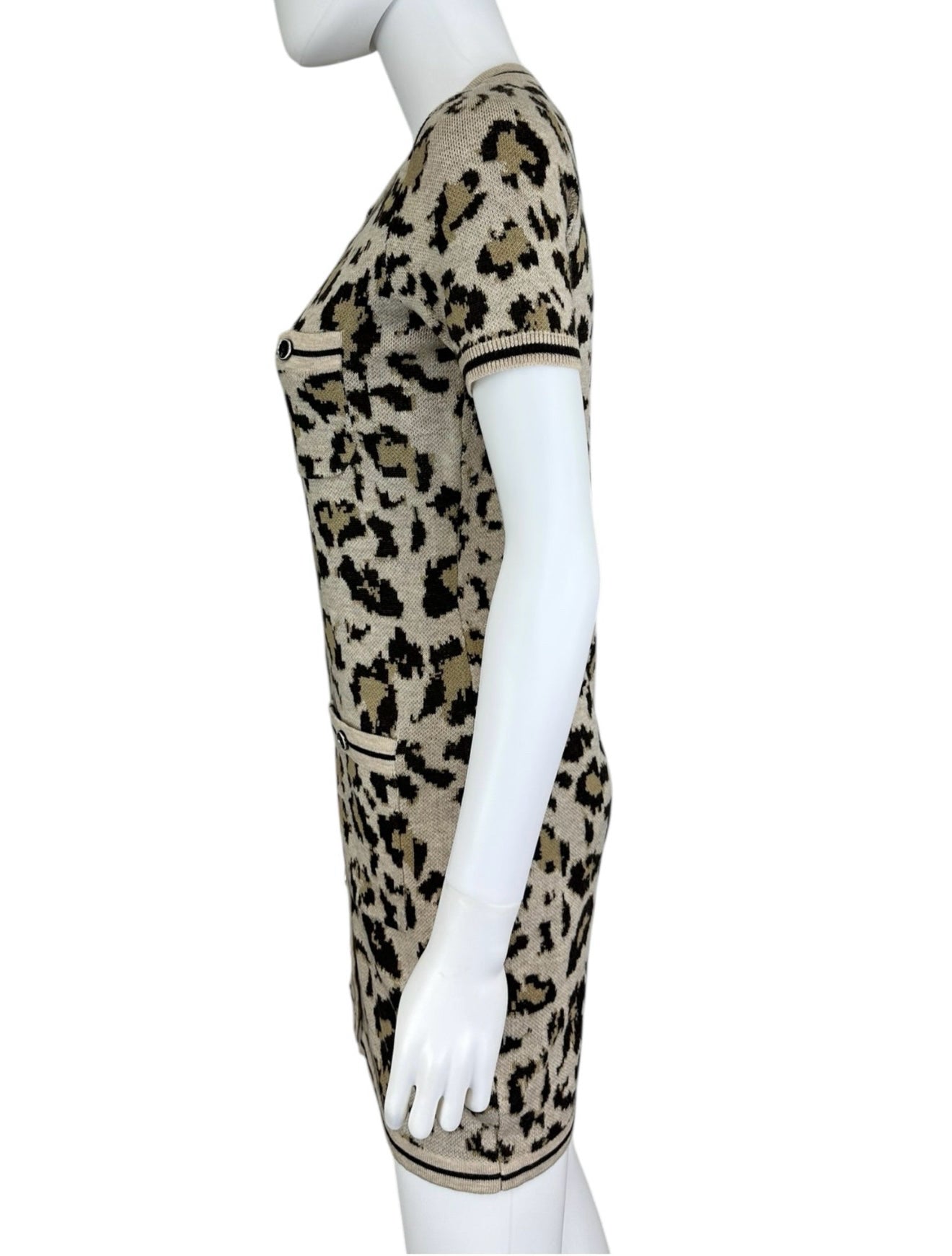heartloom Leopard Print Vivette Sweater Dress Size XS
