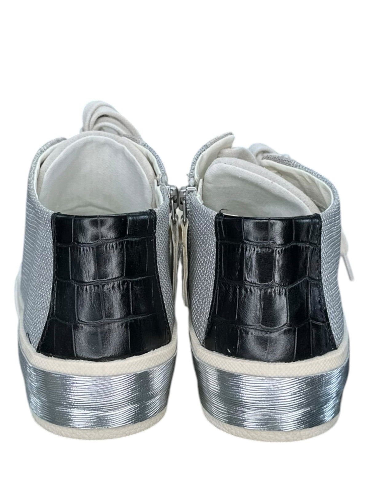 Dolce Vita Silver 'Zoel' Sneakers Size 8