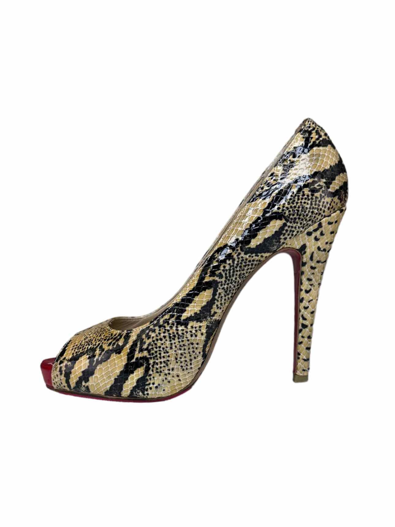 Christian Louboutin Lady Python Stiletto Pumps Size 38