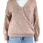 Madewell Wool Blend Pink Wrap Sweater Size M