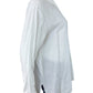 EILEEN FISHER NWT White 100% Linen Button-Down Shirt Size 1X