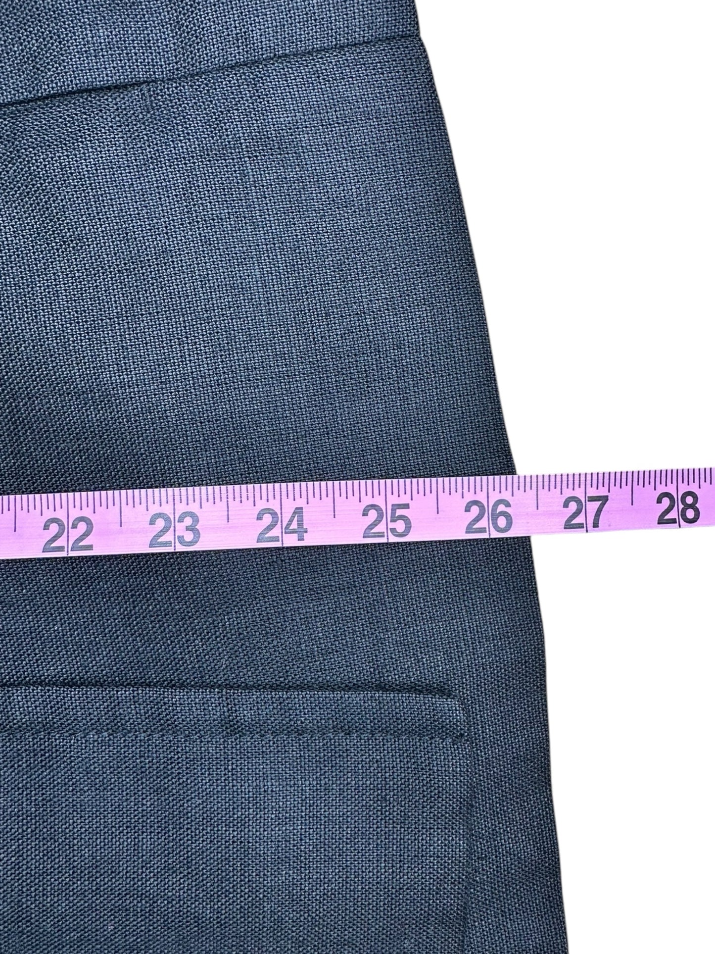 MaxMara Black 100% Linen Blazer Size S