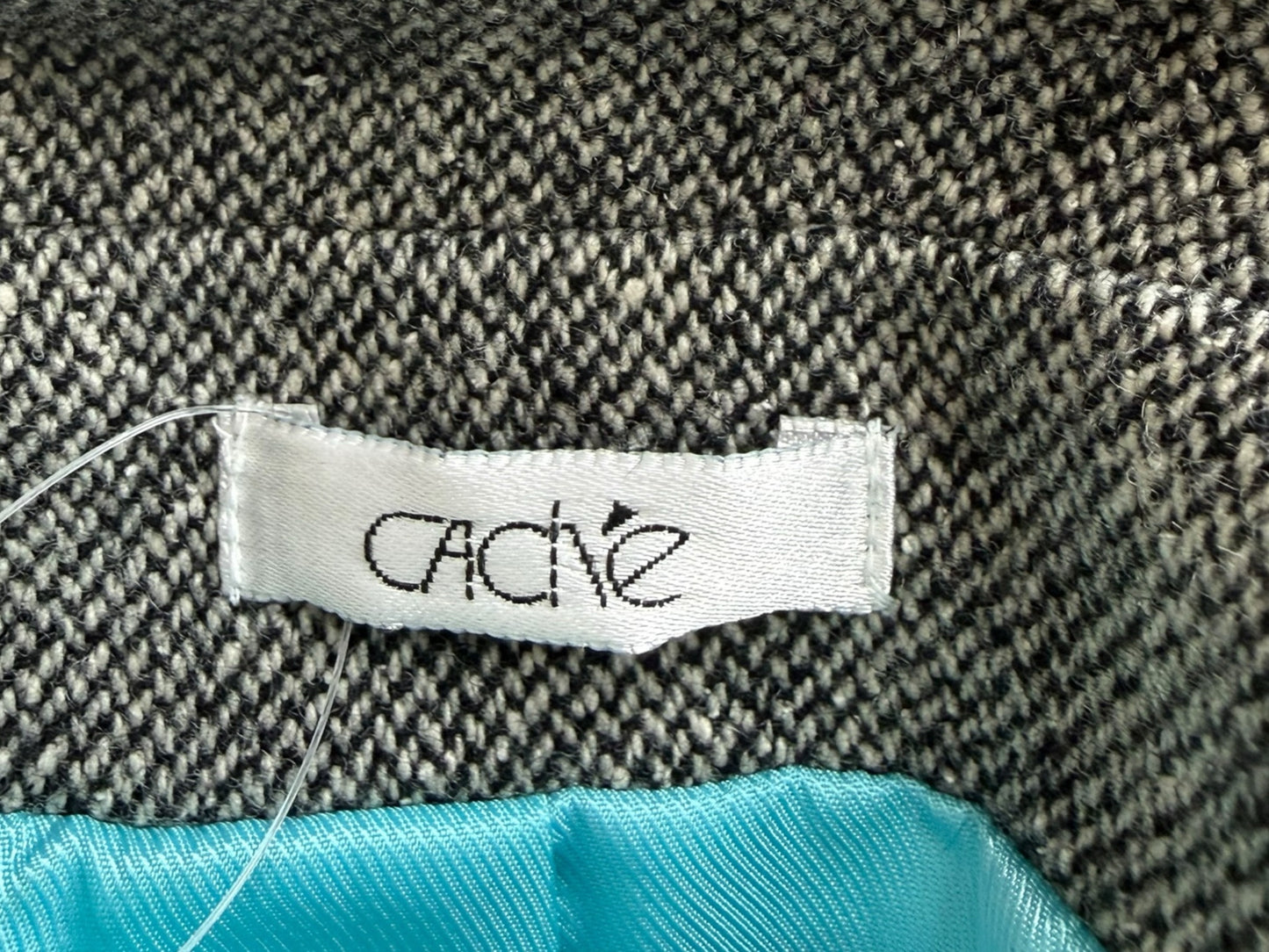 Cache Vintage Tweed EmbroideredBlazer Size S