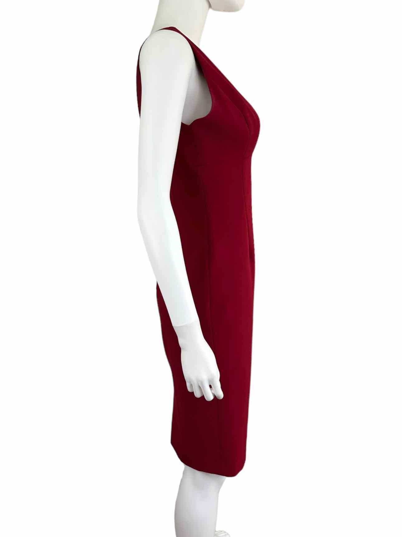 alice + olivia Maroon ESMIRA Cocktail Dress Size 6