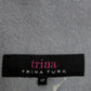 Trina TRINA TURK Gray Wool Coat Size 14