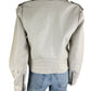 BLANK NYC NWT Cream Vegan Leather Moto Jacket Size M