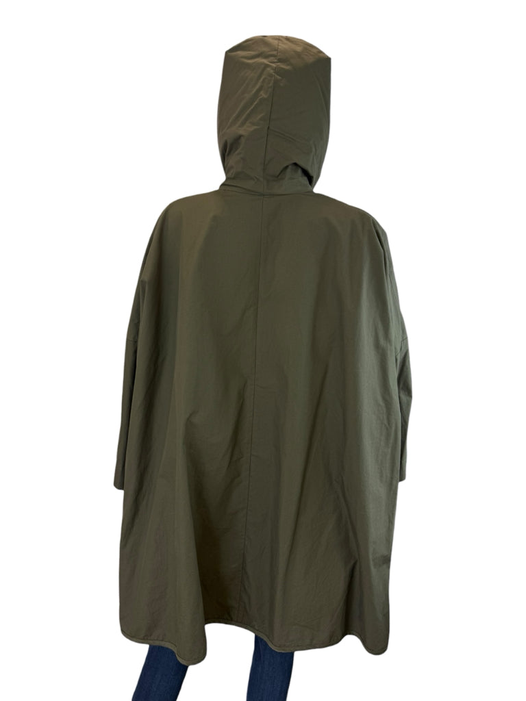 Toast x Lavenham Olive Hooded Poncho Size O/S