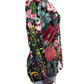 Johnny Was Floral Print Knit Top Size M