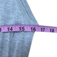 WHITE + WARREN Grey Synched Top Size M