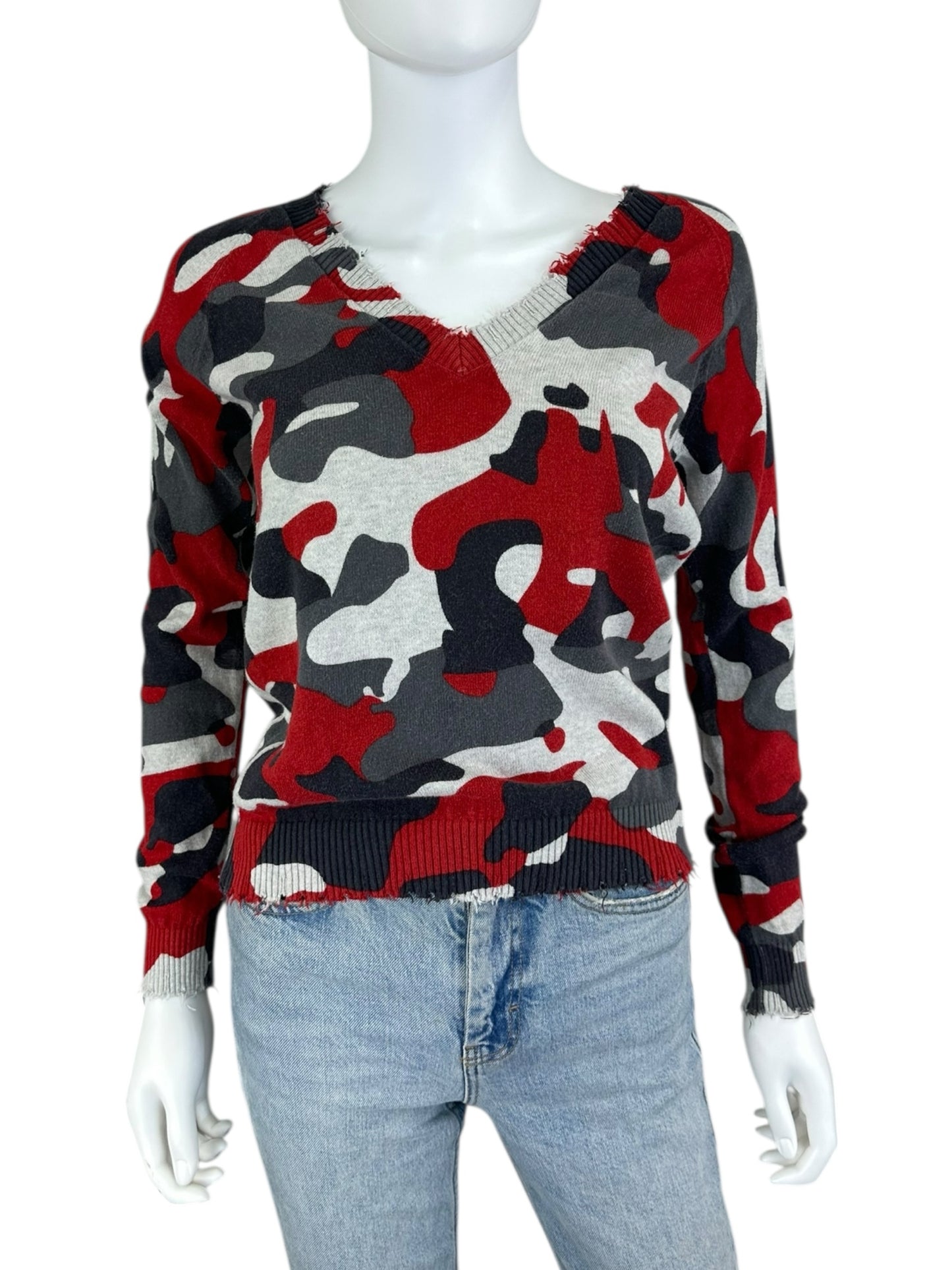 minnie rose Camo Sweater Size XS