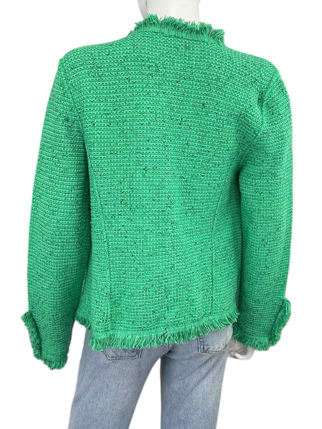NIC & ZOE Green Tweed Jacket Size M