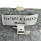 texture & thread NWT Wool Blend Gray Cardigan Size M