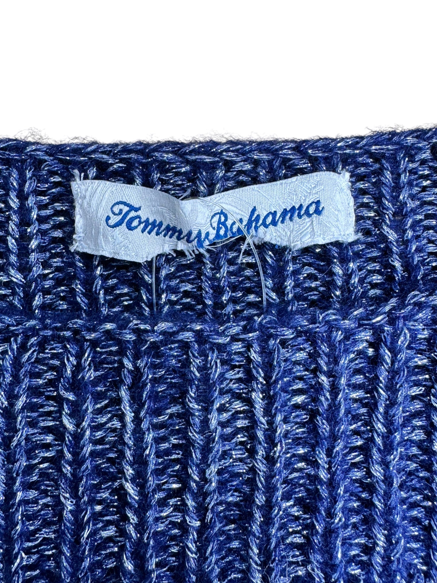 tommy bahama Wool Blend Blue Shimmer Sweater Size L