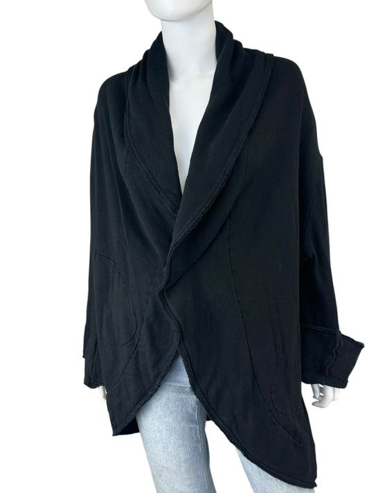 bryn walker Black Bamboo Organic Cotton Jacket Size S