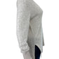 WHITE + WARREN Gray 100% Cashmere Sweater Size XS