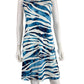 Tommy Bahama NWT Blue Darcy Zebra Print Dress Size S