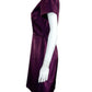 milly Purple Shiny Midi Dress Size S