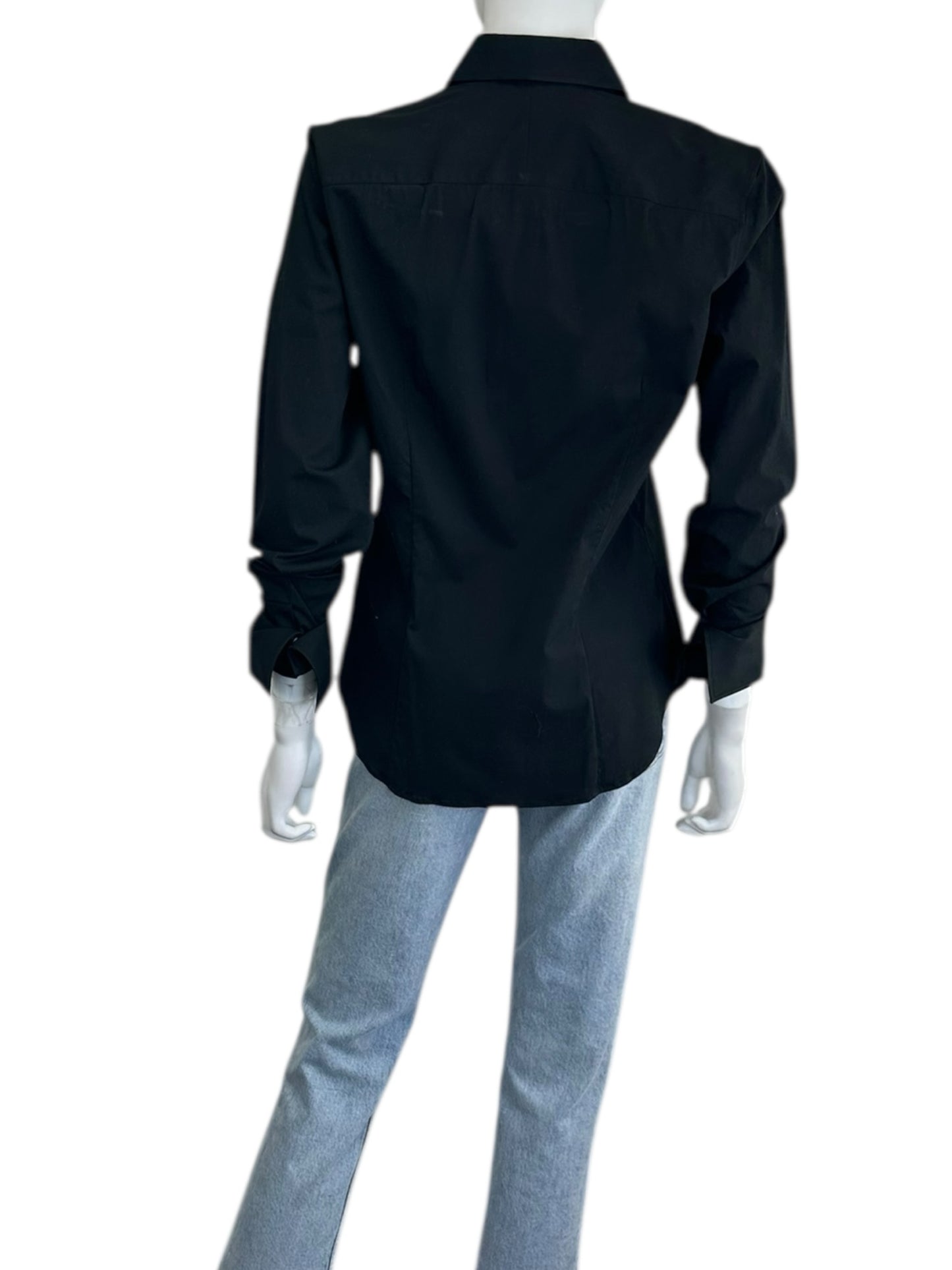 Ralph Lauren Black Button down Size M