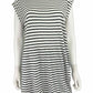 EILEEN FISHER Striped 100% Organic Linen Top Size XS