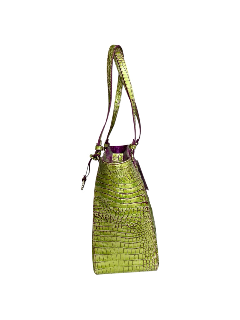 Brahmin NWT Ashlee Limeade Ombre Melbourne Designer Handbag