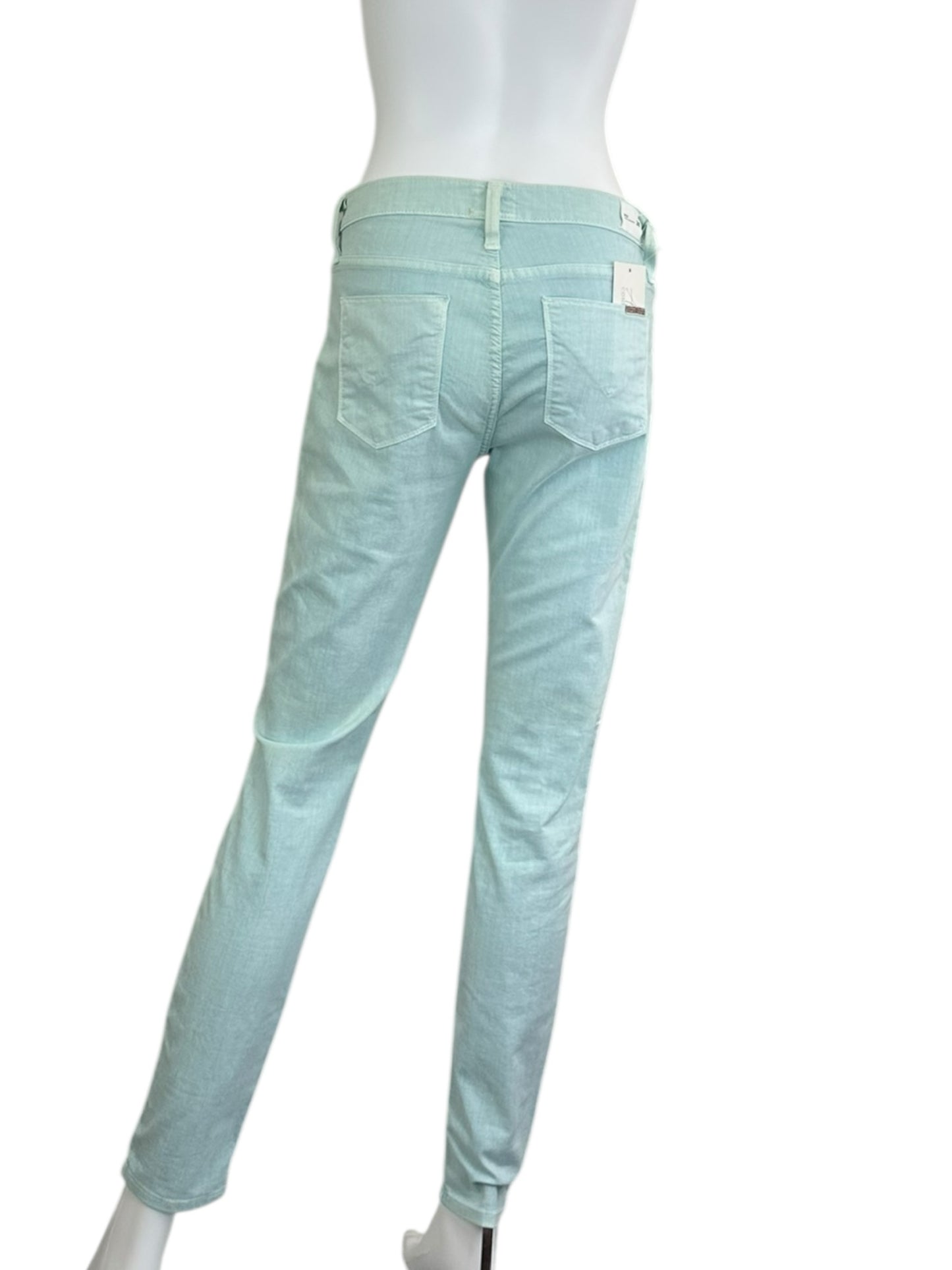 HUDSON Mint Green NICO Super Skinny Jeans Size 28