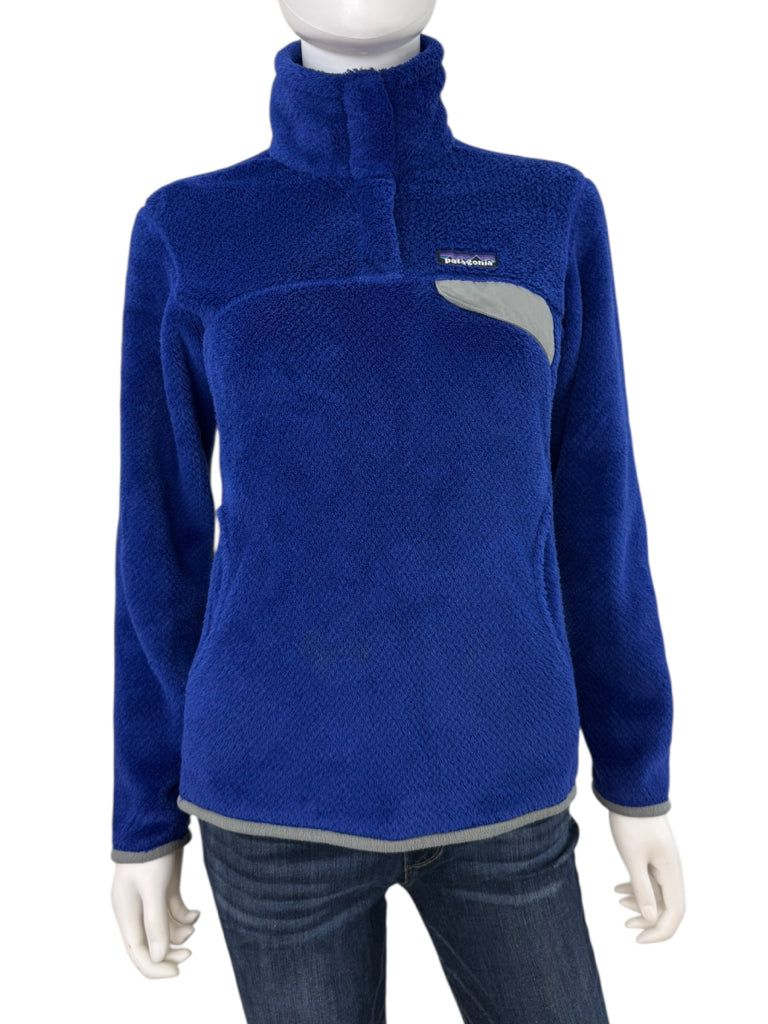 patagonia Blue Re-Tool Snap-T Pullover Jacket Size XS