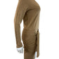 Monrow NWT Brown Jersey Mini Dress Size M