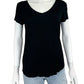 PAIGE Black Basic Tee Size S