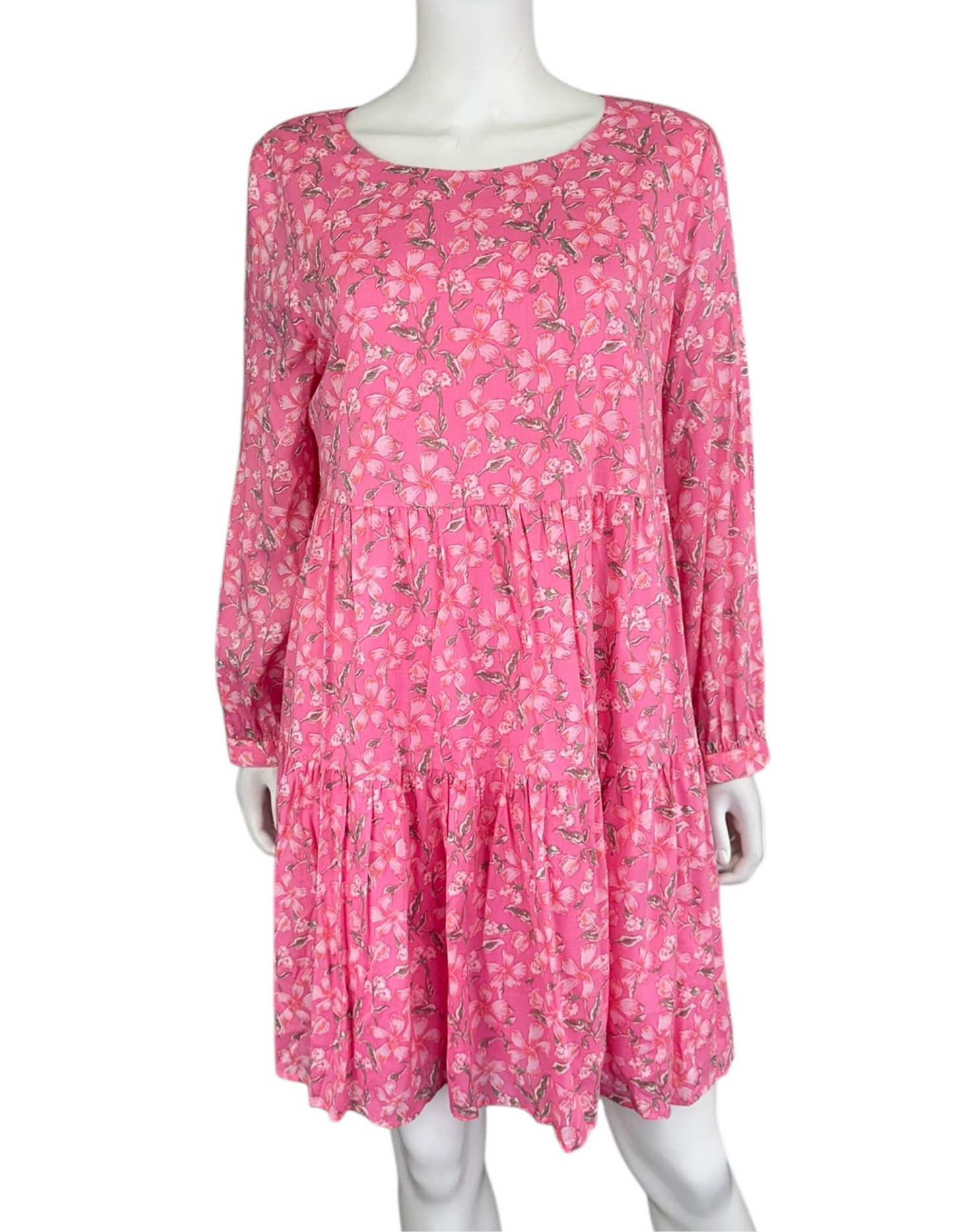 vineyard vines Pink Floral Mini Dress Size L