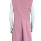 VOY Pink Tweed Shift Dress Size L