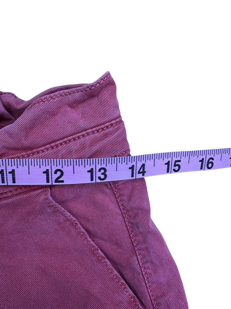 PAIGE Red High Waisted Shorts Size 26