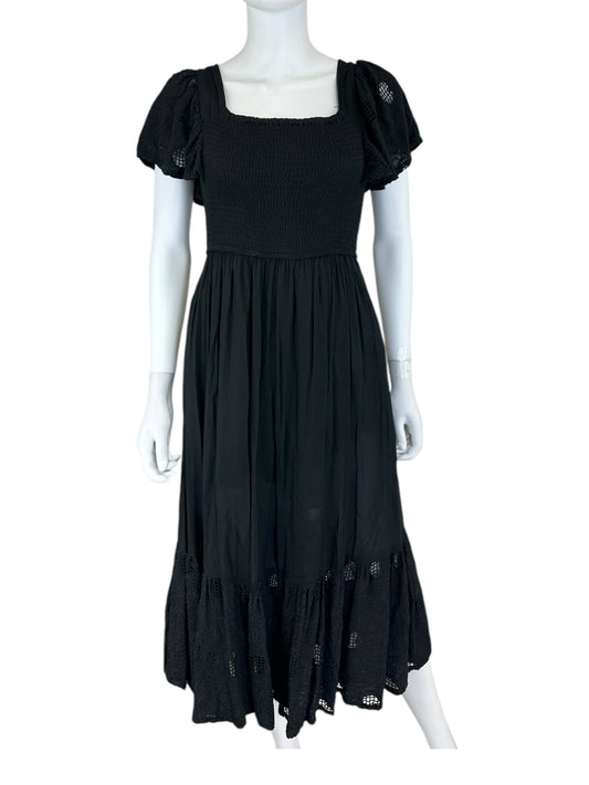 Seen Worn Kept Black Midi Dress Size S