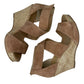 CORDANI Brown Suede Shimmer RAVI Platform Sandal Size 39
