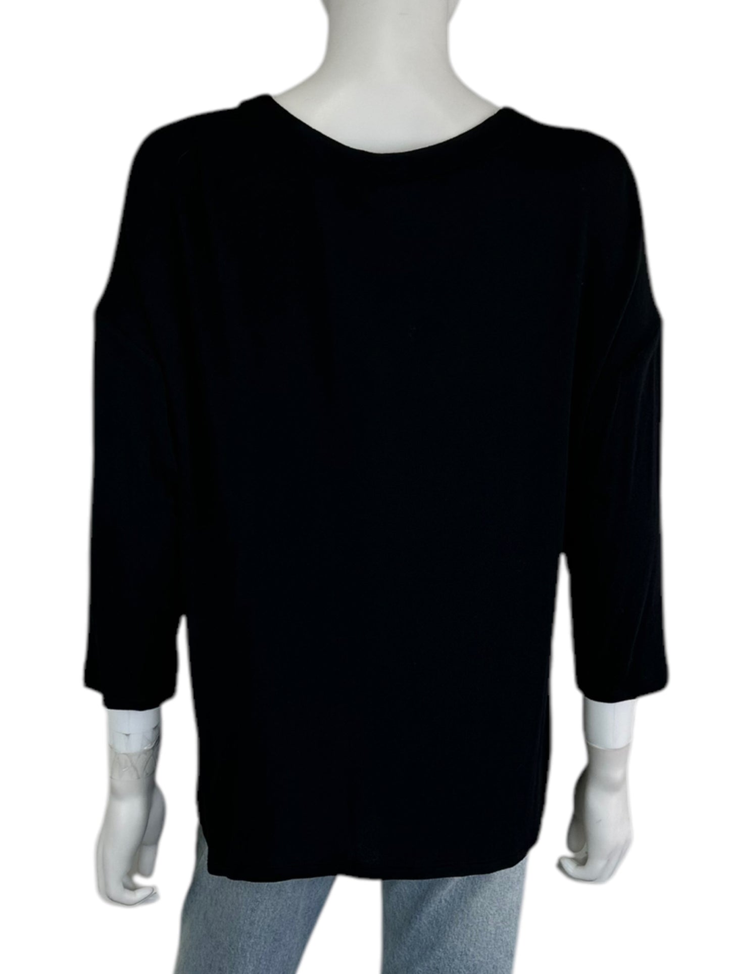 J. Jill NWT Black Knit Top Size LP