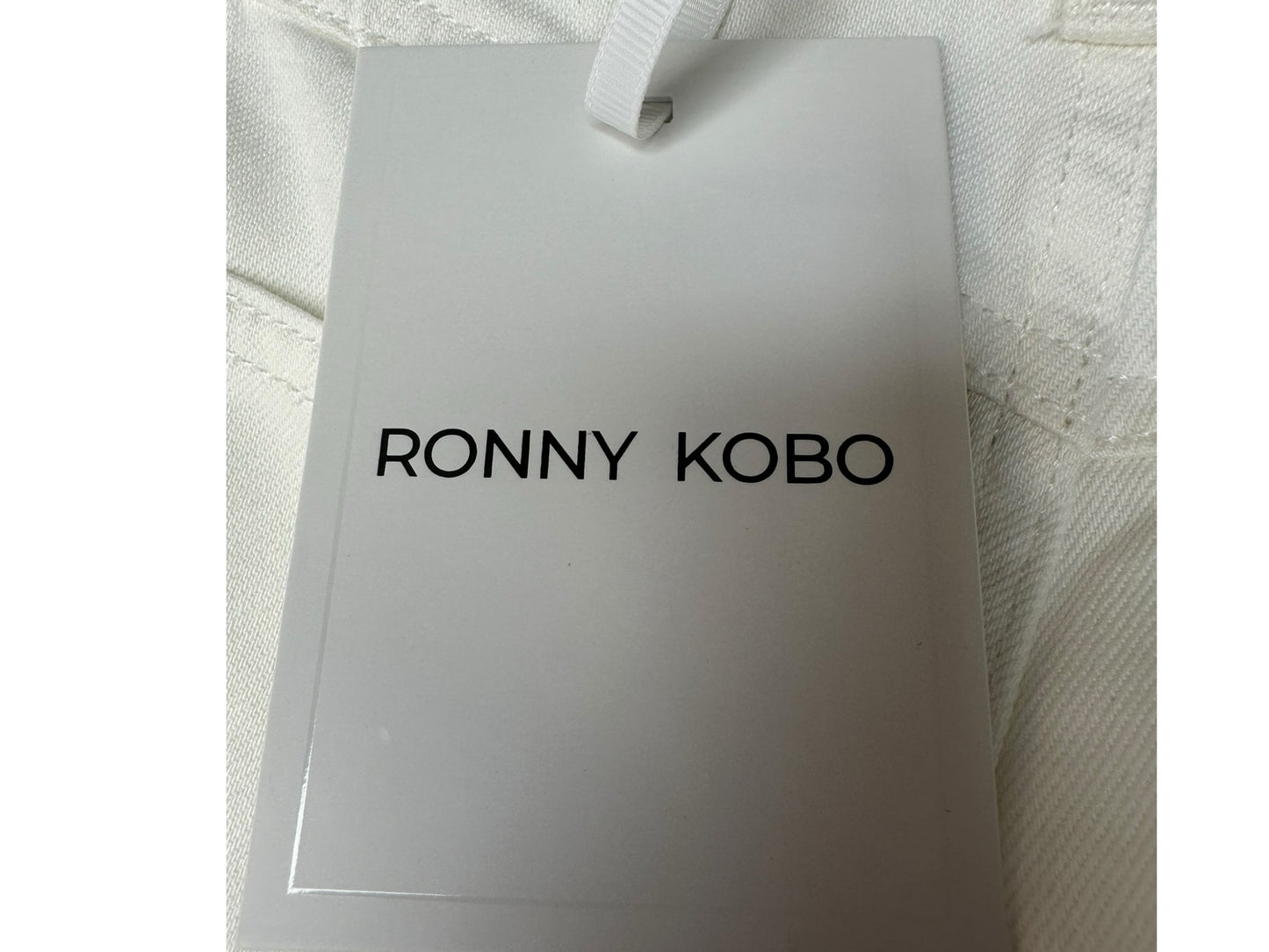 RONNY KOBO NWT White Flare Jeans Size 26