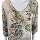 Johnny Was Ficher Floral Print Tunic Size S
