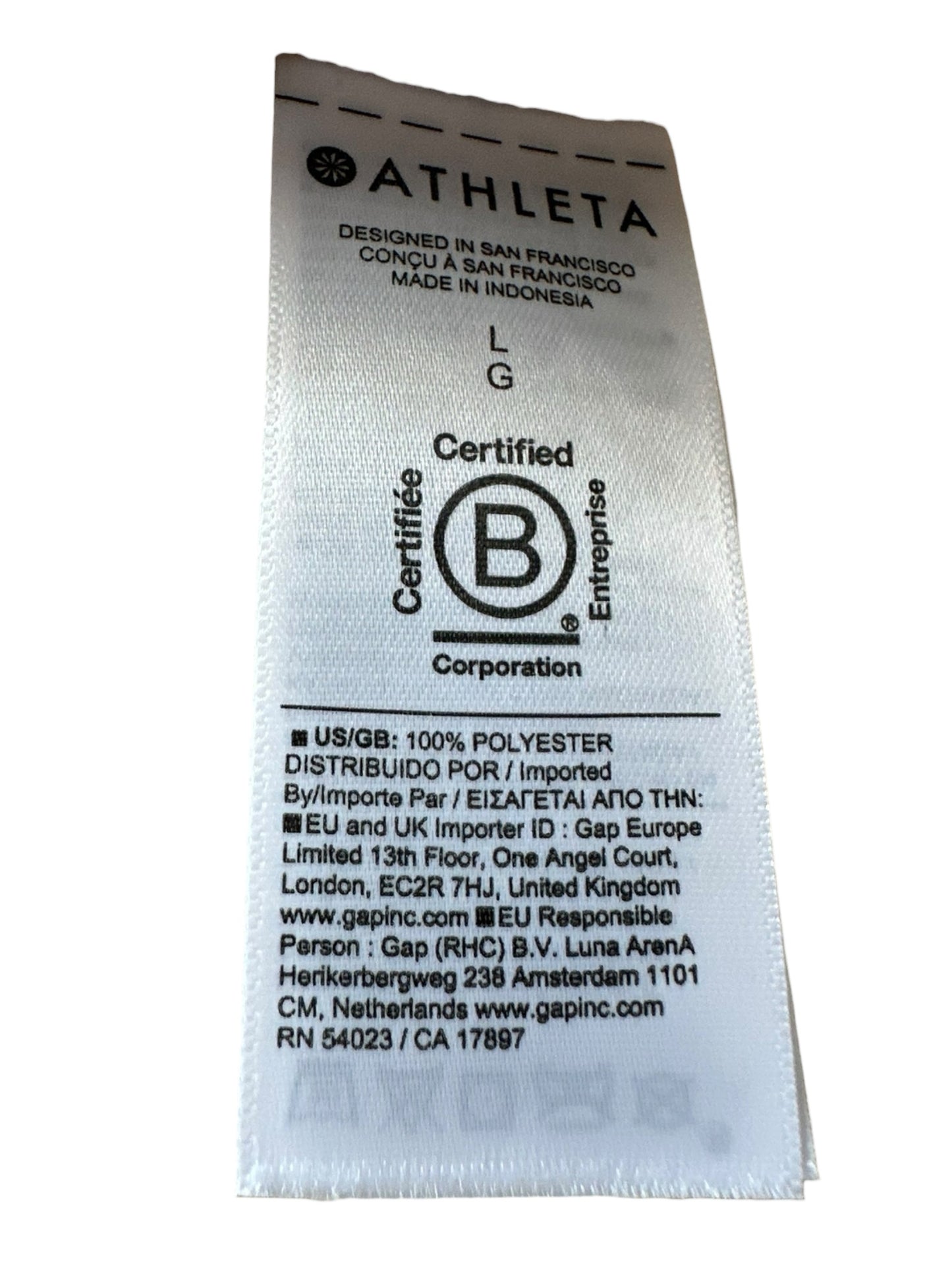 ATHLETA Cream Teddy Bear Vest Size L