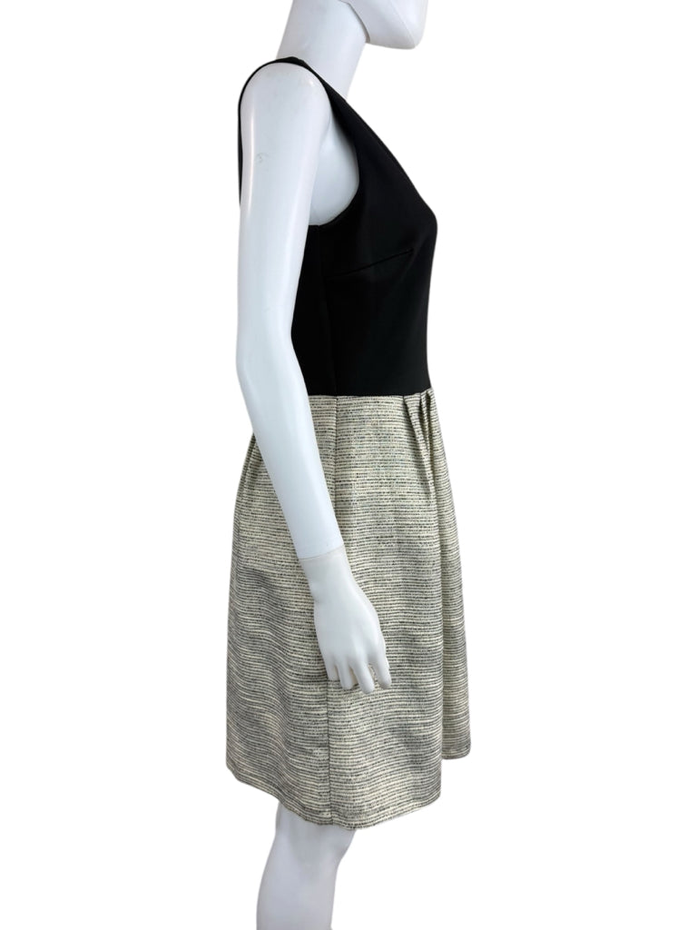 CYNTHIA ROWLEY Metallic Tweed Cocktail Dress Size 8