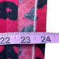 Neiman Marcus Red 100% Cashmere Leopard Print Sweater Size S