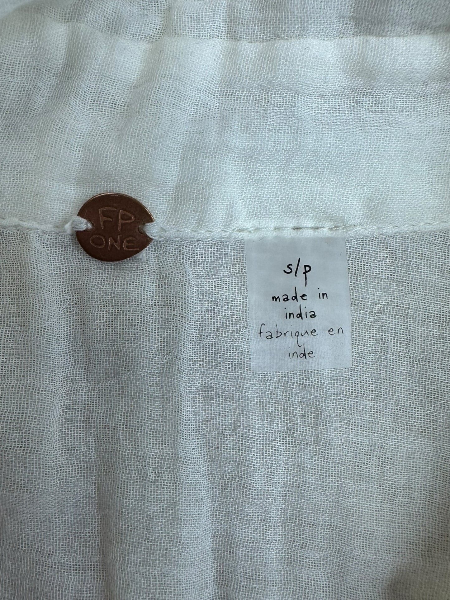 Free People Size S Button-Down Shirt