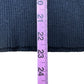 one grey day Black Ribbed Sweater Size S