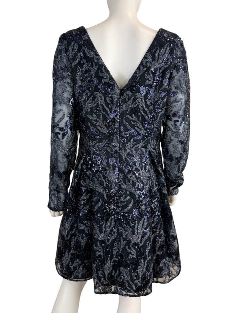 Dress the Population NWT Navy Brie Sequin Mini Dress Size XXL