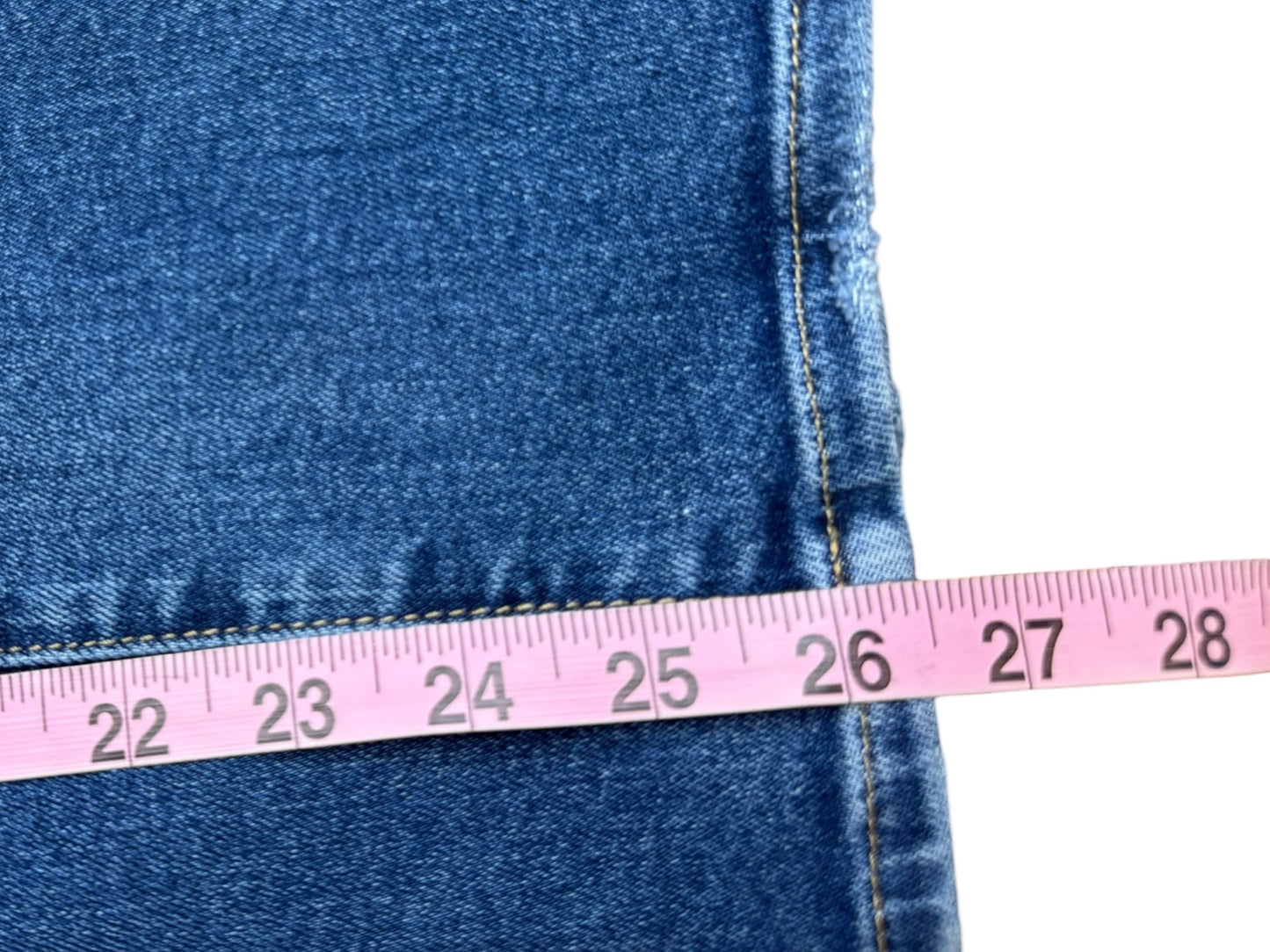 GOOD AMERICAN Blue Straight Leg Jeans Size 6