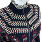 SEA New York Ayla Fair Isle Sweater Cardigan Size S