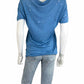 IRO Blue Distressd Linen Top Size XS