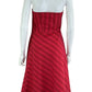BANANA REPUBLIC Red Strapless Mini Dress Size 12