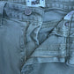 PAIGE Green Distressed Hoxton Slim Crop Jeans Size 27